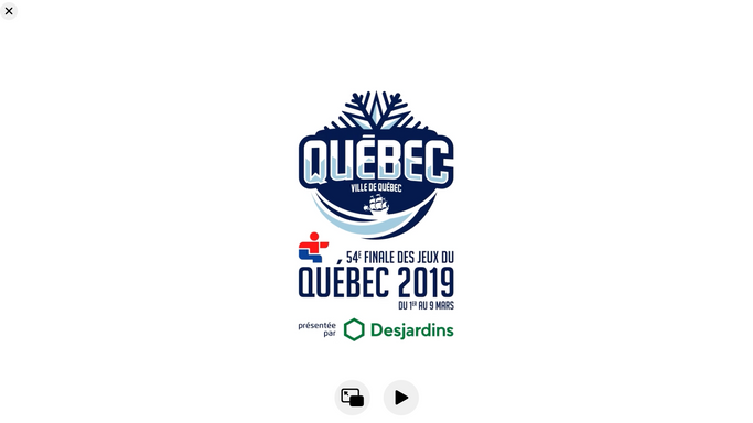 Jeux du Québec - Québec 2019 / Bloc 1